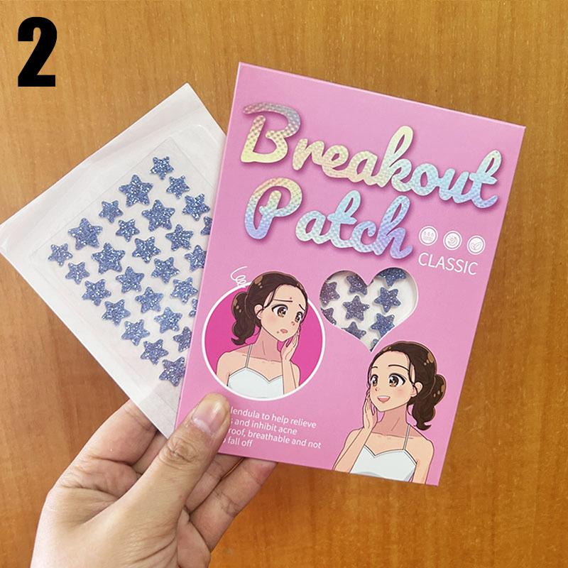 40Pcs Shining Star Pimple Patch Acne Colorful Invisible Acne Removal Skin Care Stickers Concealer Face Spot Beauty Makeup
