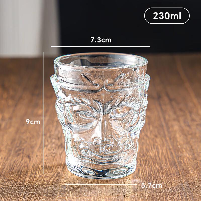 CAOX Embossed Glass Teacup Set