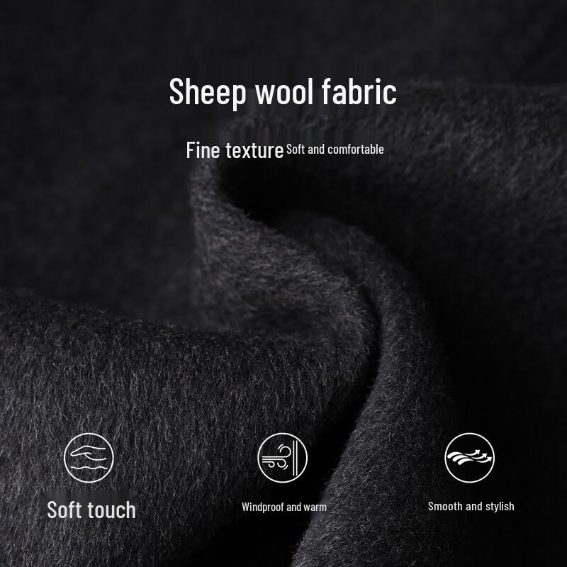 HSTYLE Elegant Commuter Premium Double-faced Wool Coat