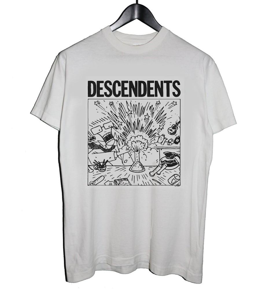 Descendents punk band t-shirt cotton white shirt unisex classic TE7594 Unisex T-Shirt XL
