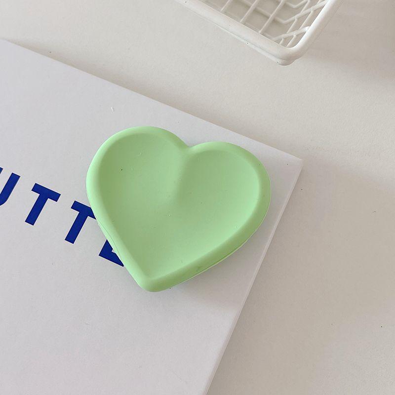 

Корейский Милый 3D Круглый Сердечко Силиконовый Палец Гриптоп Держатель Кольцо Подставка для Телефона Универсальный для iPhone 15 14 7