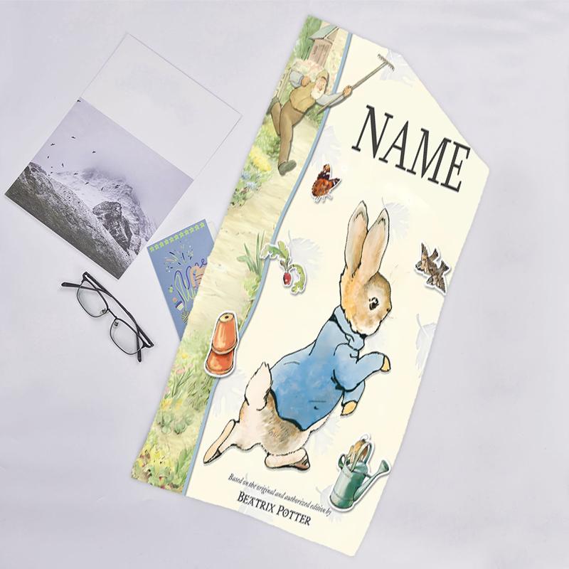 1pc Peter Rabbit1 Beach Towel with Custom Name, Beach/Swimming/Bath/Picnic/Camping Towel, Suitable for Seaside Beaches