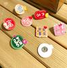 8pcs Push Pin Emoji Pack Acrylic Felt Soft Wooden Board Push Pin Message Board Pin Press Pin