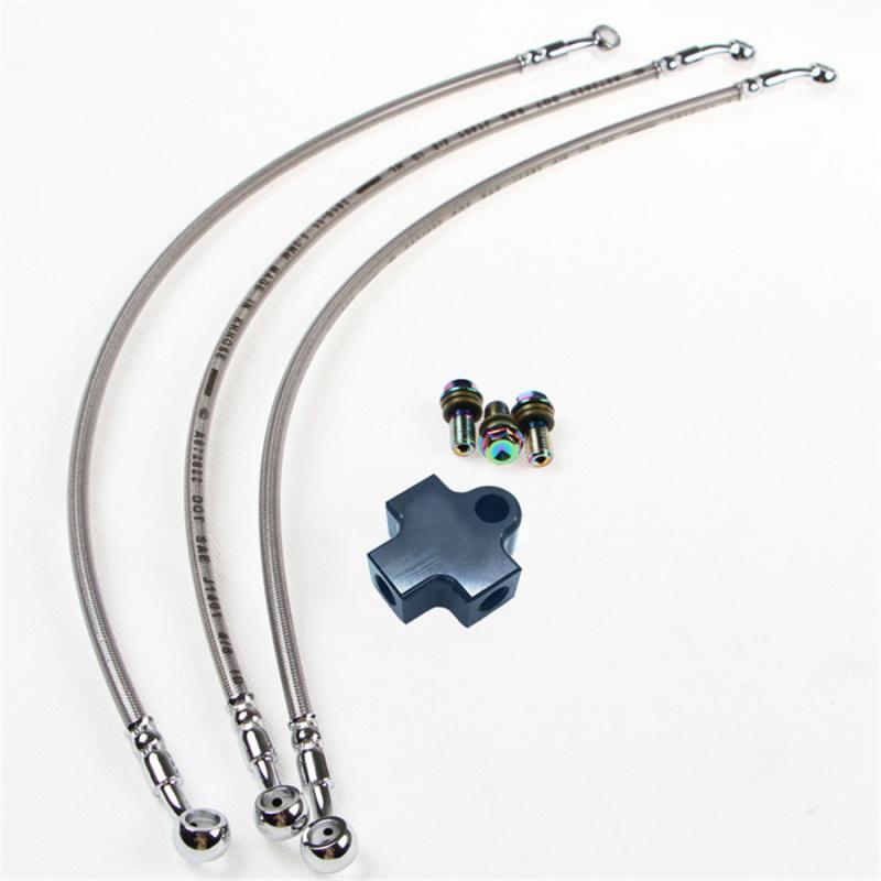 Hydraulischer Bremsleitungskonnektor-Satz mit T-Stück für Motorräder und ATVs
