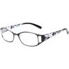 2pcs Men And Women's Anti-Blue Light Reading Glasses Reading Glasses Floral Pattern Reading Glasses Hollow Out Temple +1.0~+4.