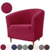 Thick Twill Non-Slip Semi-Circular Sofa Cover for Home or Hotel