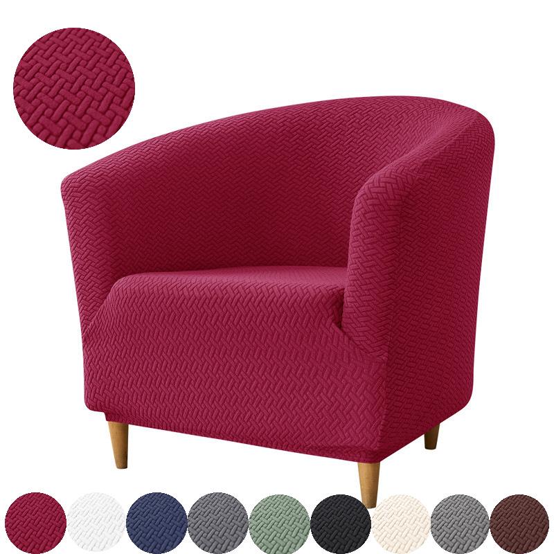 Thick Twill Non-Slip Semi-Circular Sofa Cover for Home or Hotel