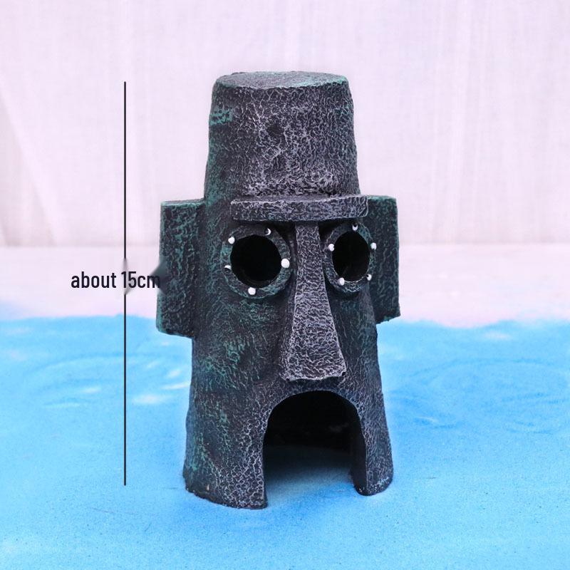 SpongeBob SquarePants Pineapple House, Krusty Krab, & Squidward's House Aquarium Ornaments