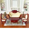 1/12 Dollhouse Coffee Table Tea Table With Drawers Doll Home Living Room Furniture Ornament Dolls House Micro Scene Decoration