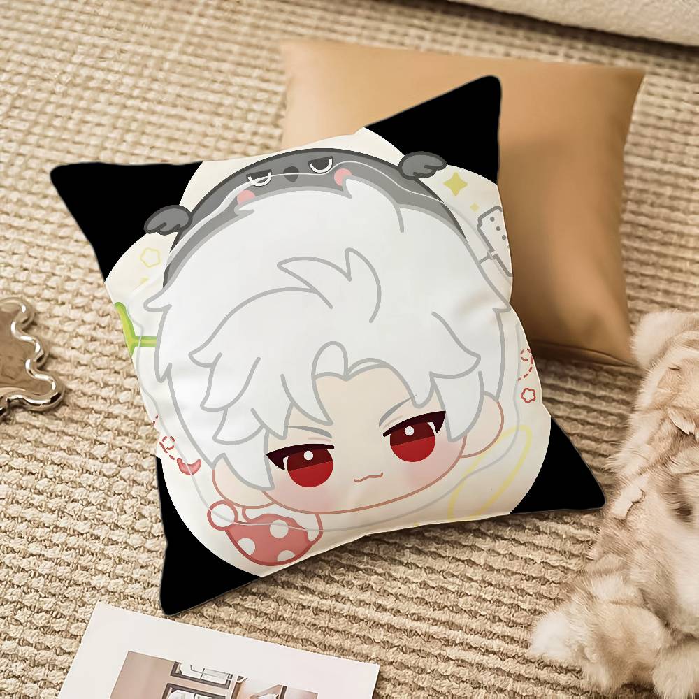 Cartoon Love And Deepspace Sylus Pillow Case Anti-dustmite Invisible Zipper Sofa Bed