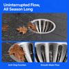 2PCS Round Shape Floor Drain Cover Stainless Steel Ground Drain Strainer Storm Drain Filter  Yard