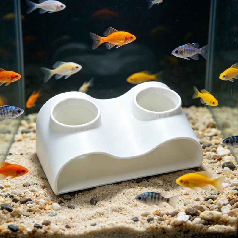 Fish Tank Hiding Spots Smooth Surfaces Aquarium Decorations Fish Tank Tunnel Perfect For Small Fish Shrimp Shelter