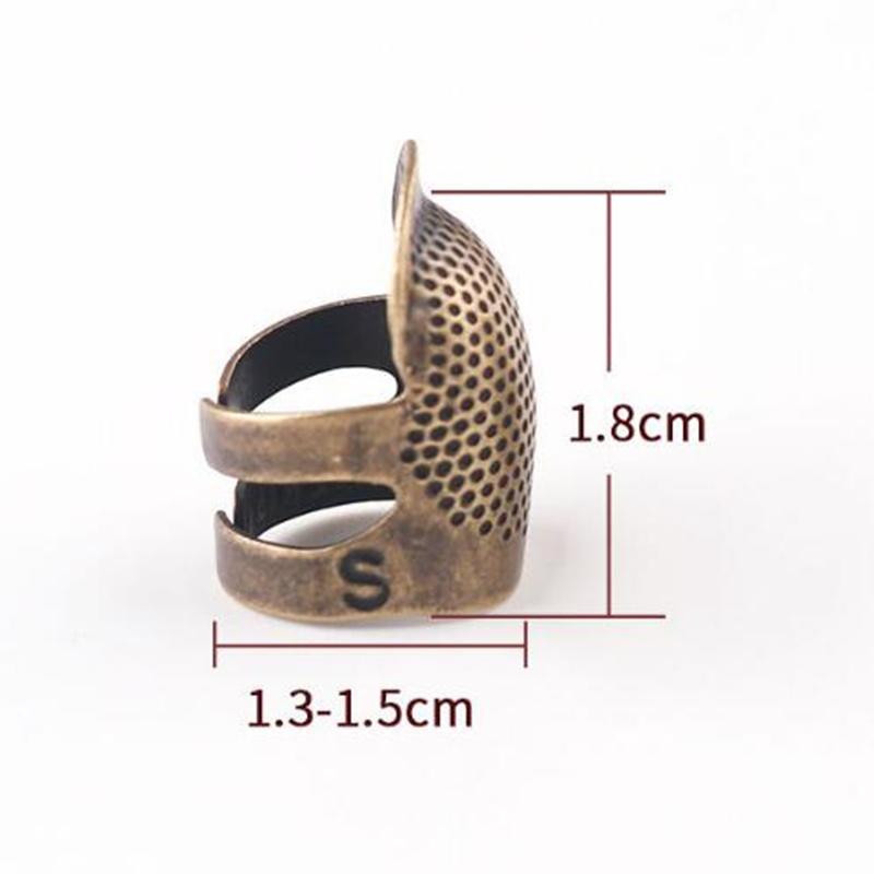 1PCS Retro Finger Protector Antique Thimble Ring Handworking Needle Thimble Needles Craft Household DIY Sewing Tools Accessories