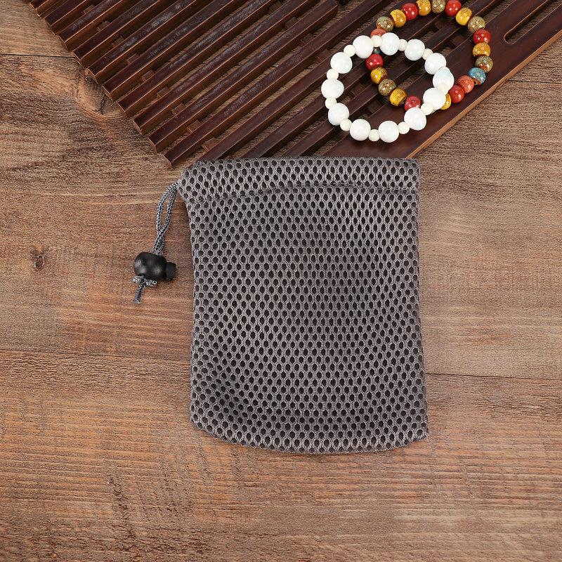 Sandwich Mesh Bag, Nylon Drawstring, Mesh Eye Bag, Dustproof, Storage, Breathable, Drawstring Bag, Thick Mesh Bag
