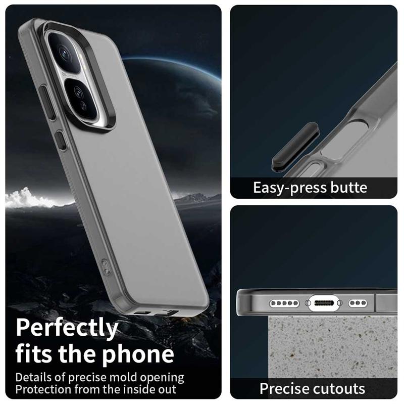 Pouzdro v bonbónové barvě proti pádu pro Vivo iQOO Neo 10 Pro Matné průhledné pouzdro Kryt pro Vivo iQOO Neo 10 Pro