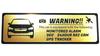 Honami Works IMPREZA GT GK Type Security Dash GPS Tracker Sticker D-G Emblem, Anti-Theft, 24-Hour Surveillance, Cam, (Gold)