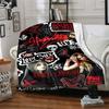 Avril Lavigne Collage Blanket Soft Throw Blanket For Home Bedroom Bed Sofa Travel Office Solid Christmas Blanket
