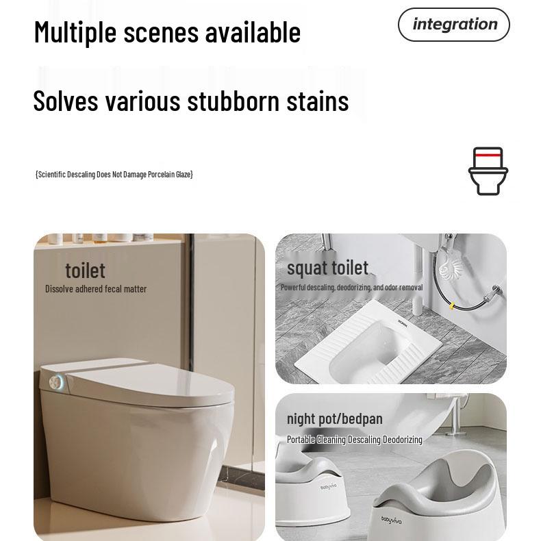 Urine Stain Dissolver & Toilet Cleaner: Squat/Public Toilet Decontaminant and Yellow Stain Remover