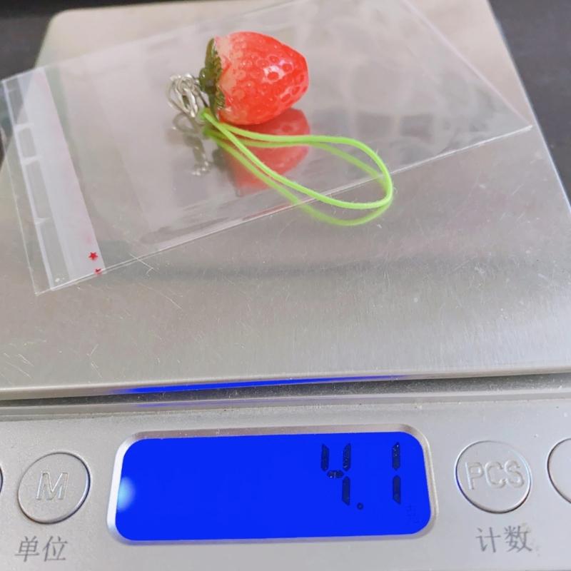 Multi Color Phone Lanyard Fruit Shapes Pendant Wrist Strap Detachable Phone Chains Keyring Portable Accessory for Women