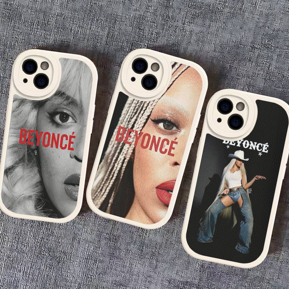 Beyonce Cowboy Leather Phone Case For iPhone 16 15 14 17 Pro Max 11 12 Mini Plus Soft Shell