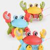 1Pcs Walking Moving Toys For Kids Crawling Crab Toy Electric Little Crab Toys With Sound And Light Interactive Music Gifts