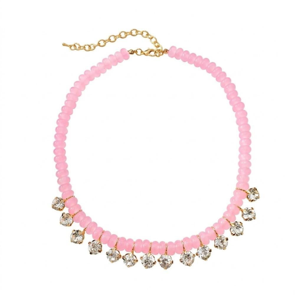 Boho Beaded Pendant Choker Vintage Women Necklace Elegant Clavicle Chain  Street Wear