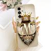 Fashion Crown Letter Couple Phone Case For Samsung Galaxy A14 A15 Soft Silicon Cases For Samsung A14 A15 4G 5G Shockproof Bumper