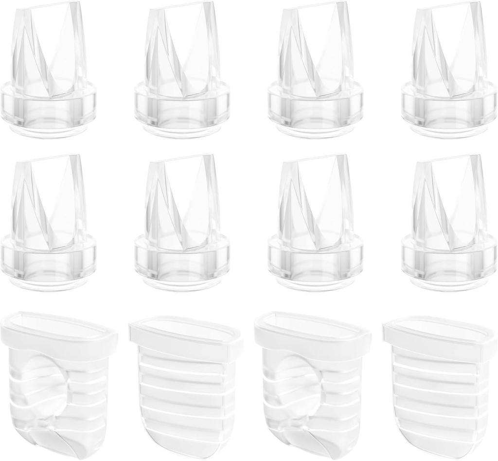Acessórios para Bomba de Leite para eufy E10S1ProS32/S39: Válvula de Bico de Pato, Diafragma, Flange, Compatível com Mamadeira.