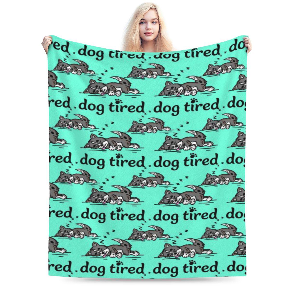 

Dog Tired A Cute Puppy Cute Hand Drawn Puppy Pattern Illustration Personalized Warm Party An UltraSoft Micro Fleece Blanket 75x100cm 30x40in