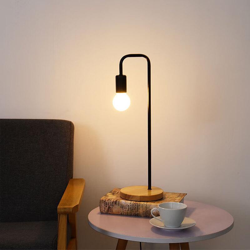 Деревянная настольная лампа Shengbey