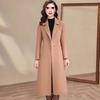 Cappotto Antivento in Lana Snellente da Donna - Sopra il Ginocchio, Caldo, per Primavera, Autunno, Inverno