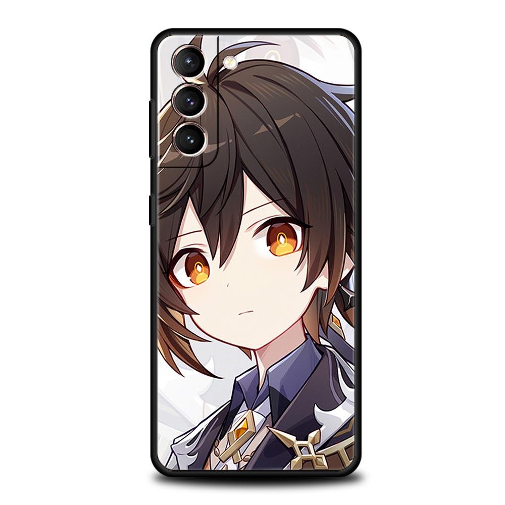 Genshin Impact Game Phone Case For Samsung Galaxy S23 Ultra S22 S21 S20 FE 5G S10 S10E S9 S8 Plus Note 20 Silicone Cover Bumper