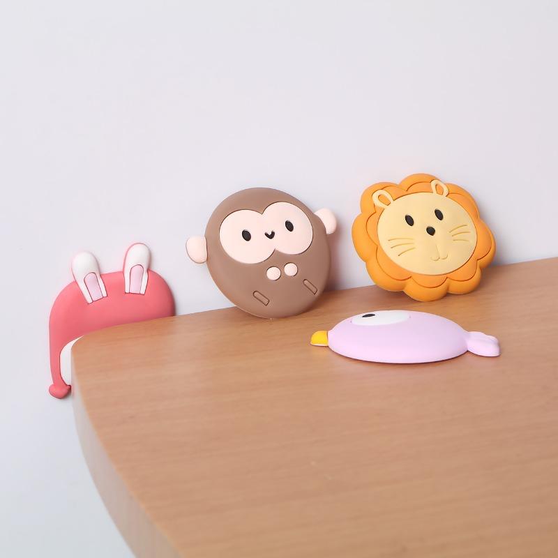 Cartoon Creative Home Anti-collision Pads, Wall Stickers, Door Stickers, Home Silent Thickened Silicone Protective Film Organizer