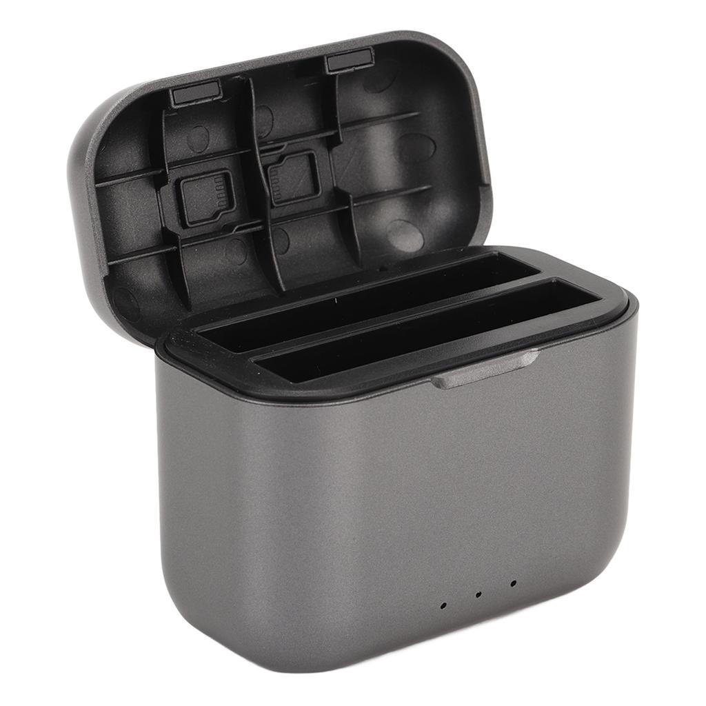 Fast Battery Charger Hub for Insta360 X3 Quick Portable Intelligent Magnetic 2 Channel Charging Storage Station