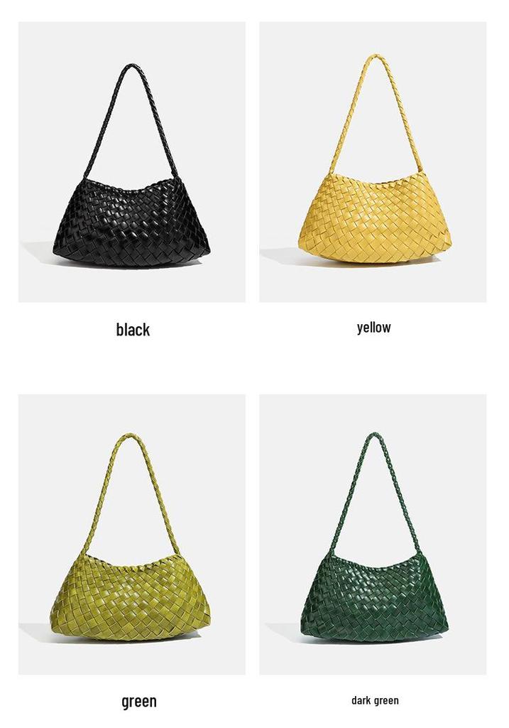 Borsa a Spalla Intrecciata Versatile Fatta a Mano Estate 2026 - Stile Resort Francese per Donna