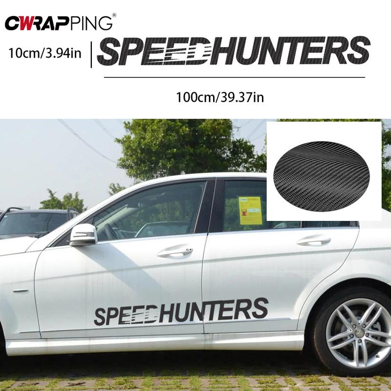 100x10cm Car Speed Hunters Graphics Car Vinyl Stickers Waterproof Racing Body Truck Bumper Rear Window Decal Tuning Accessories