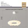 Nordic Modern Minimalist Cream Bubble Ceiling Light for Master Bedroom
