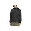 adidas City Escape Kerge Kapuutsiga Vabaaja Spordi Mood Jakk Meeste Jakk Must JZ8401