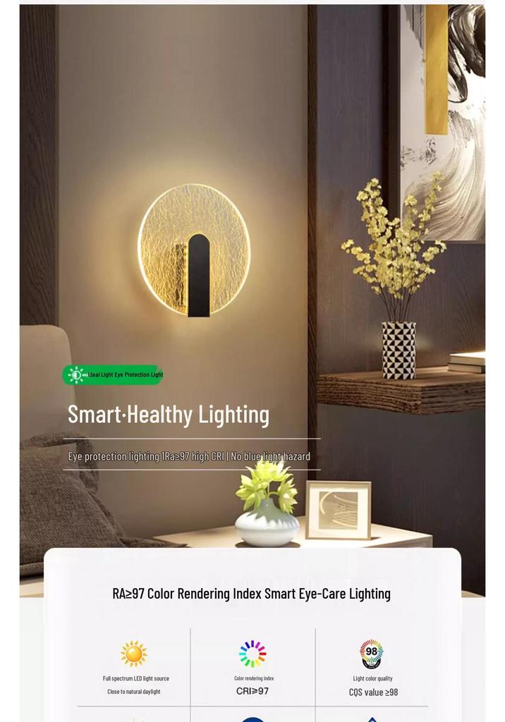 Acrylic Wall Lamp: Modern Creative Design for Bedroom, Hallway, Staircase, and Decorative Use