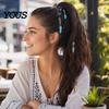 Multi-strand Braid Buckle 10Pcs Hair Buckles, Feather Style Dreadlocks Accessories, Alloy Bohemian Clip Open Design Clips for Thin Thick Multi-Strand