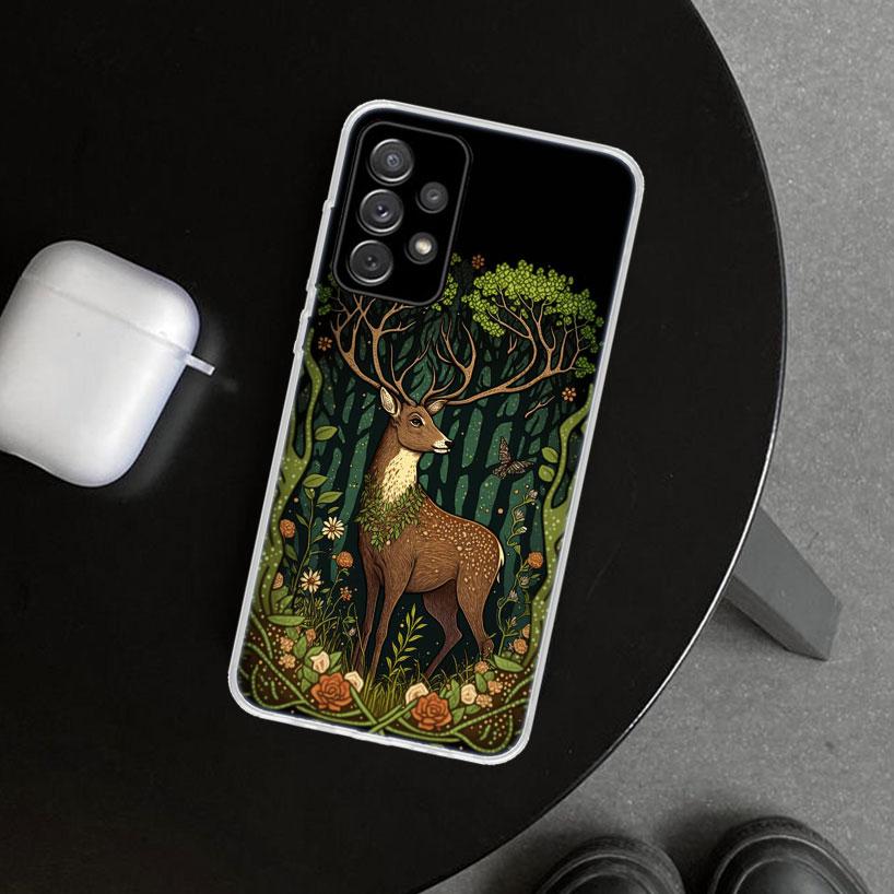 Deer Hunting Camo Phone Case for Samsung Galaxy A17 A16 A26 A36 A56 A57 A37 A15 A25 A35 A55 A14 A24 A34 A54 A13 A23 A33 A53 Gala
