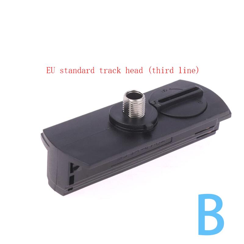 Eu/Us Three/Four Wire Led Track Lamps Head Track Rail Light Connector Track Head Adapter Hanger Converter