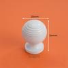 Solid Brass Spherical Cabinet Knob Single Hole Pull Handle for Modern Cabinets Drawers Wardrobes Home or Hotel Use