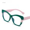 Blue Light Blocking Glasses Frame for Women Fashion TR90 Spectacle Frame Computer Optical Transparent Eyeglasses Gafas