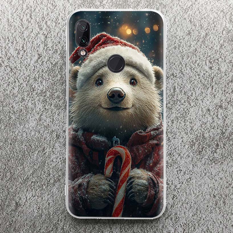 Animal Brown Cute Bear Case for Xiaomi Redmi 14C 13C 12C 13 12 Phone Shell 10C 10A 10 9A 9C 9T 9 8A 8 7A 7 6A 6 Pro 12 12C 10 10