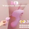 Adult Silicone Mushroom Head Clitoral Stimulator with 10 Vibration Modes Mini Vibrator, Adult Toys