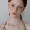 TATIANA Double Pearl Twist Necklace NZ2482