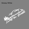 Van Hood Stickers Camper Car Bonnet Cover Graphics Living The Dream Decoration Vinyl Decals Auto Tuning Accessories