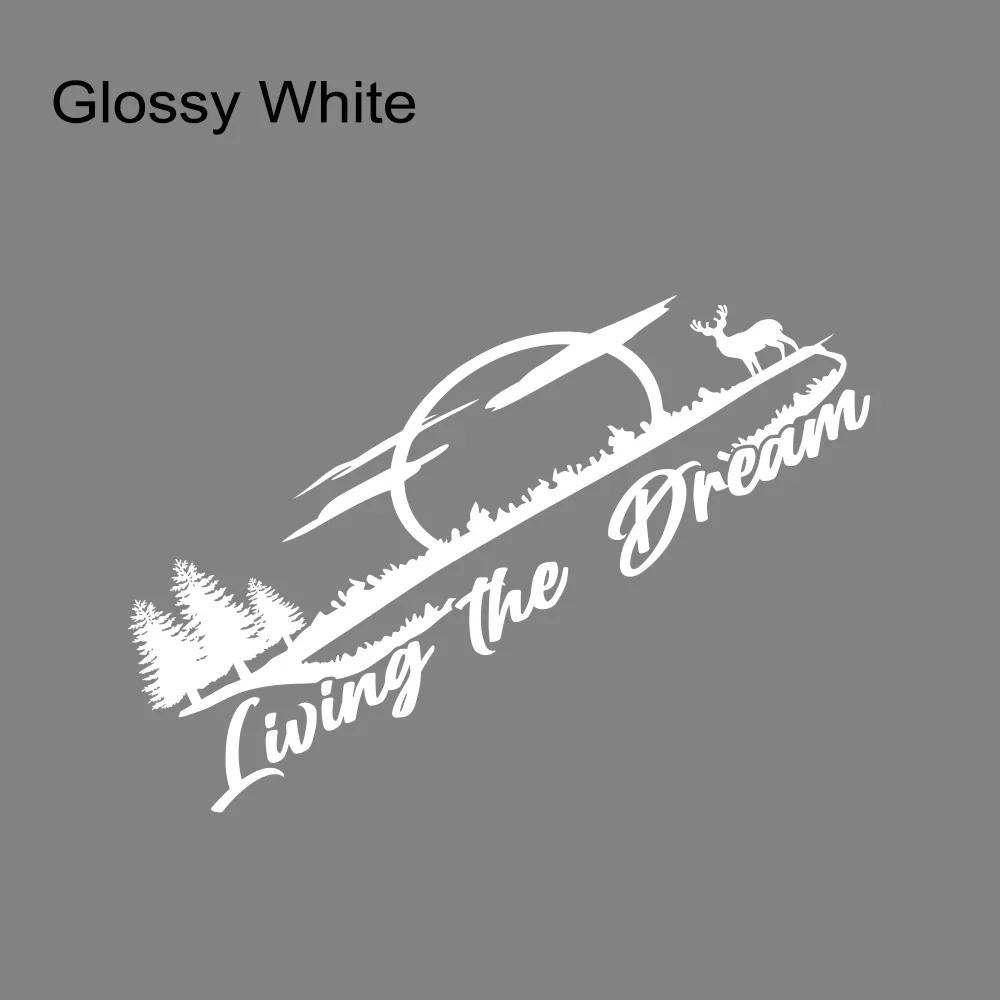 Van Hood Stickers Camper Car Bonnet Cover Graphics Living The Dream Decoration Vinyl Decals Auto Tuning Accessories