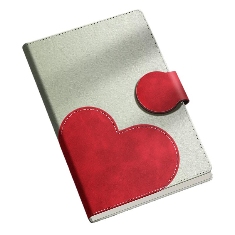 A Ly Arrived A5-Sized 100-Page Color Pu Office Notebook For School Offices With A Magnetic-Enclosed Leather Cover